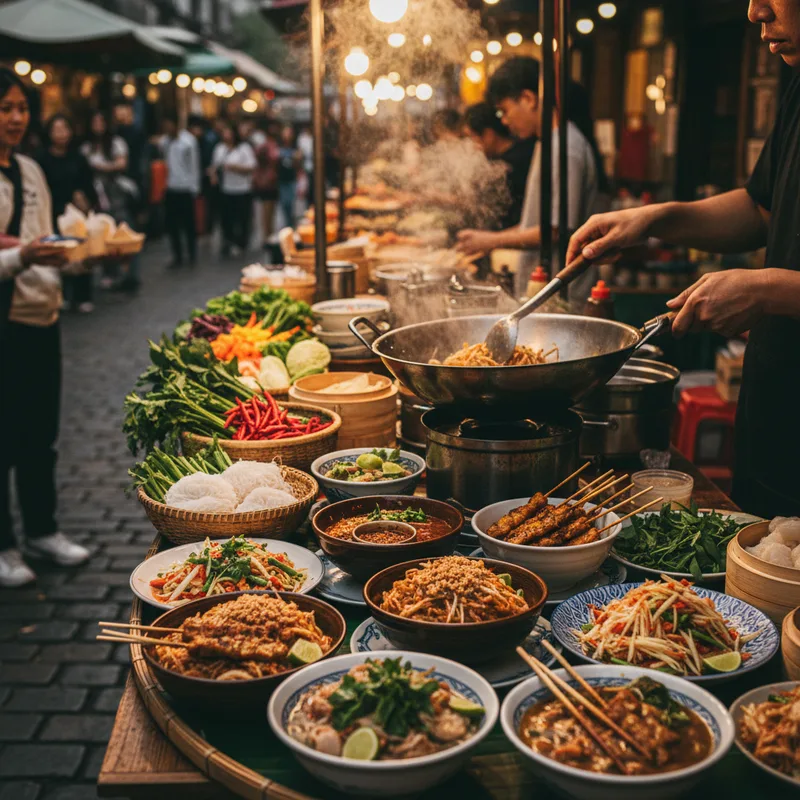 Street food asiatique : guide du voyageur gourmand